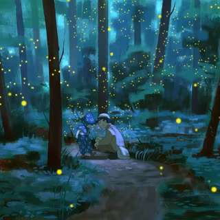 Studio Ghibli dark wallpaper