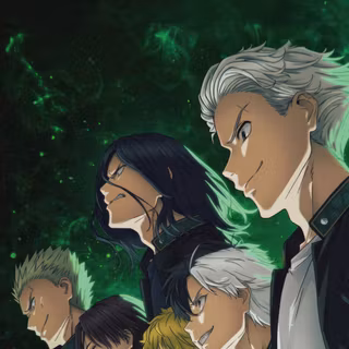 Green and black anime 4k wallpaper