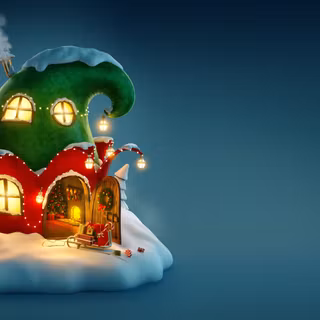 Christmas 4k cute wallpaper