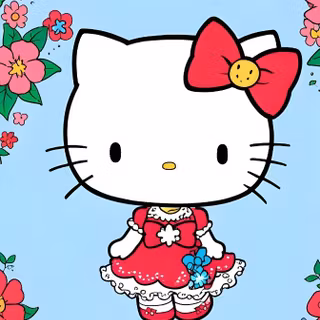 Hello Kitty Christmas PFP wallpaper