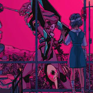 Evangelion desktop 4k wallpaper