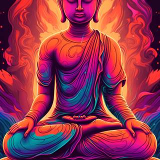 Buddha mobile 4k wallpaper