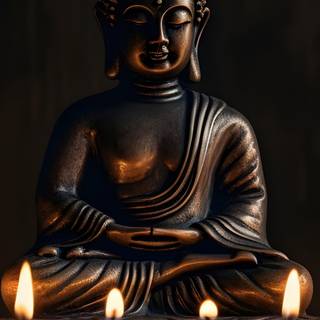 Buddha mobile 4k wallpaper
