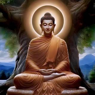 Buddha mobile 4k wallpaper