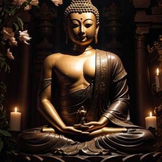 Buddha mobile 4k wallpaper