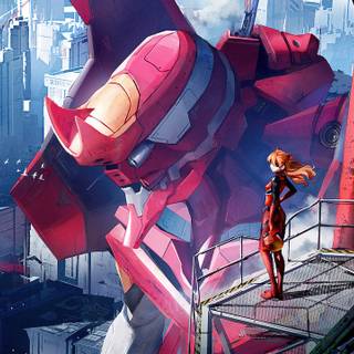 Evangelion desktop 4k wallpaper