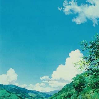 Relaxing anime phone wallpaper