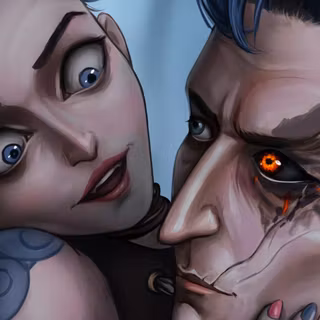 Arcane Jinx phone wallpaper