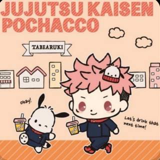 JJK Hello Kitty wallpaper