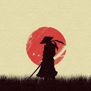 4k samurai iPhone wallpaper