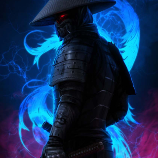 4k samurai iPhone wallpaper