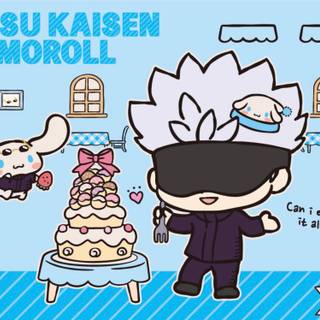 JJK Hello Kitty wallpaper