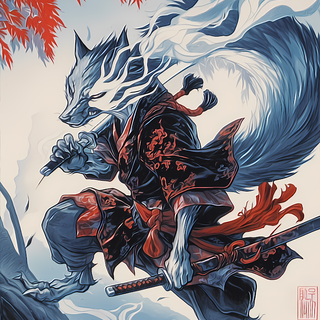 4k samurai iPhone wallpaper