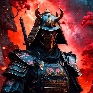 4k samurai iPhone wallpaper
