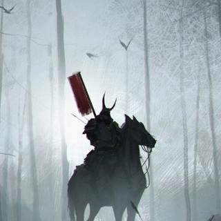 4k samurai iPhone wallpaper
