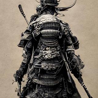 4k samurai iPhone wallpaper
