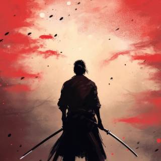 4k samurai iPhone wallpaper