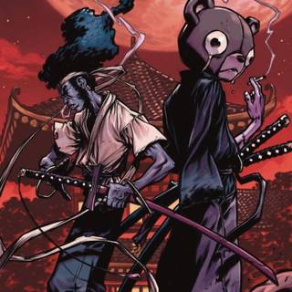 4k samurai iPhone wallpaper