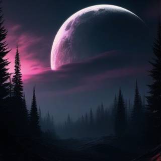 Dark nature 4k iPhone wallpaper