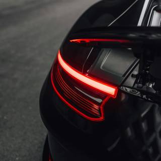 Black Porsche 4k wallpaper