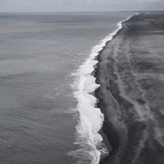 4k black beach wallpaper