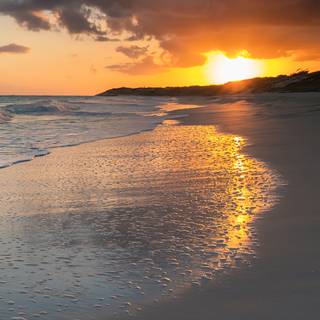 Sunset phone 4k wallpaper