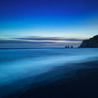 4k black beach wallpaper