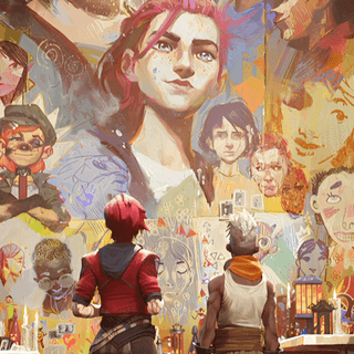 Ekko and Powder wallpaper