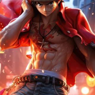 4k Luffy phone wallpaper