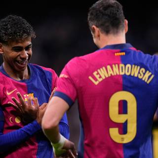 Robert Lewandowski Barcelona 4k wallpaper
