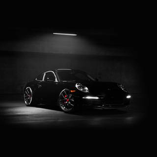 Car 4k black wallpaper