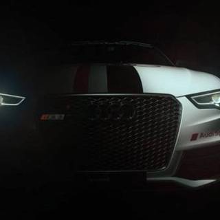 Audi white wallpaper