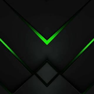 Cool black and green neon wallpaper