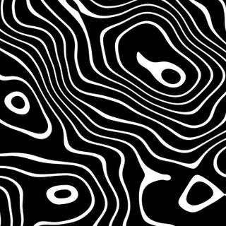 Black and white wavy wallpaper