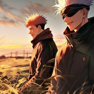 Gojo vs Sukuna iPhone wallpaper