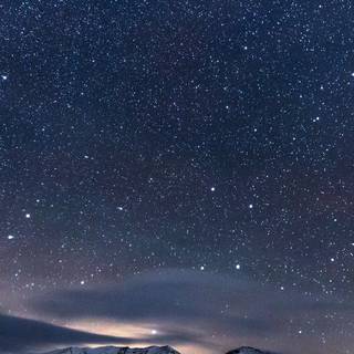 Snow night phone wallpaper
