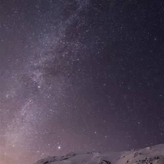 Snow night phone wallpaper