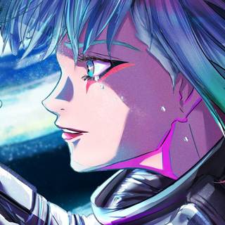 Anime Cyberpunk phone wallpaper