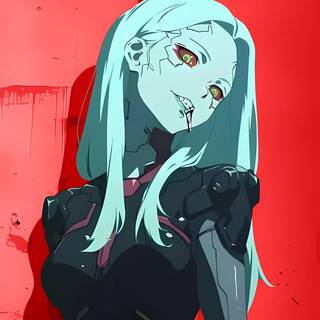 Anime Cyberpunk phone wallpaper