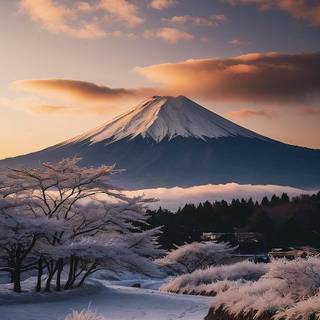 Mt Fuji iPhone wallpaper