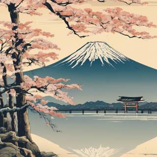Mt Fuji iPhone wallpaper