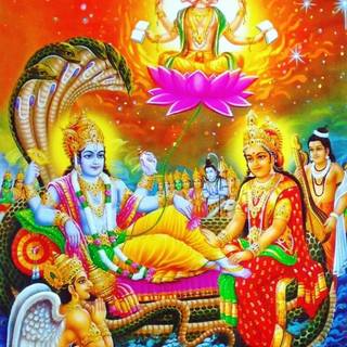 Lord Vishnu phone wallpaper