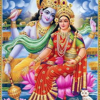 Lord Vishnu phone wallpaper