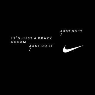 Nike black iPhone wallpaper