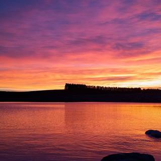 Sunset beach iPhone wallpaper