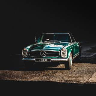 Old Mercedes phone wallpaper