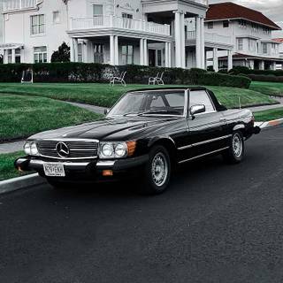 Old Mercedes phone wallpaper