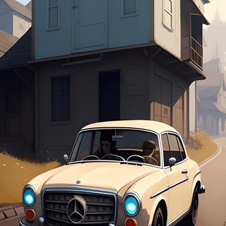 Old Mercedes phone wallpaper