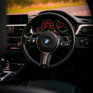 BMW interior phone wallpaper