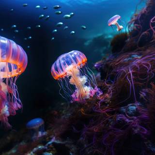 Underwater art wallpaper